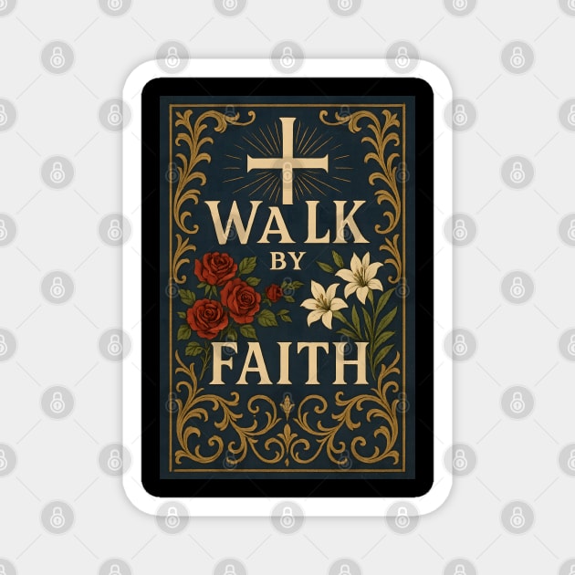 Walk By Faith Christian Magnet by Douglas's Store 3