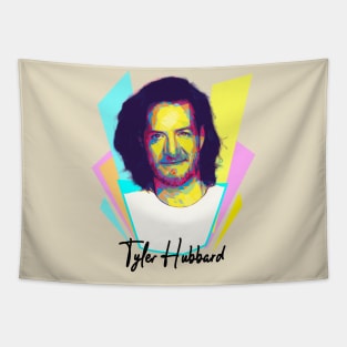 Tyler Hubbard Wpap Pop Art Design Tapestry