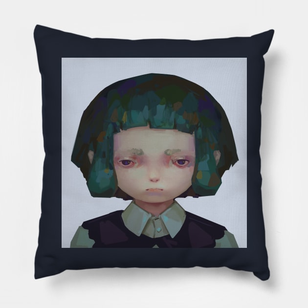 cutie Pillow by cokyfish