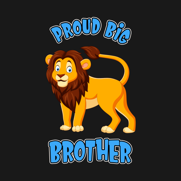 Proud Big Brother Lion Young Siblings by Foxxy Merch