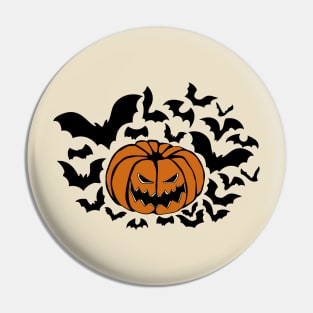 Pumpkin Bats Pin