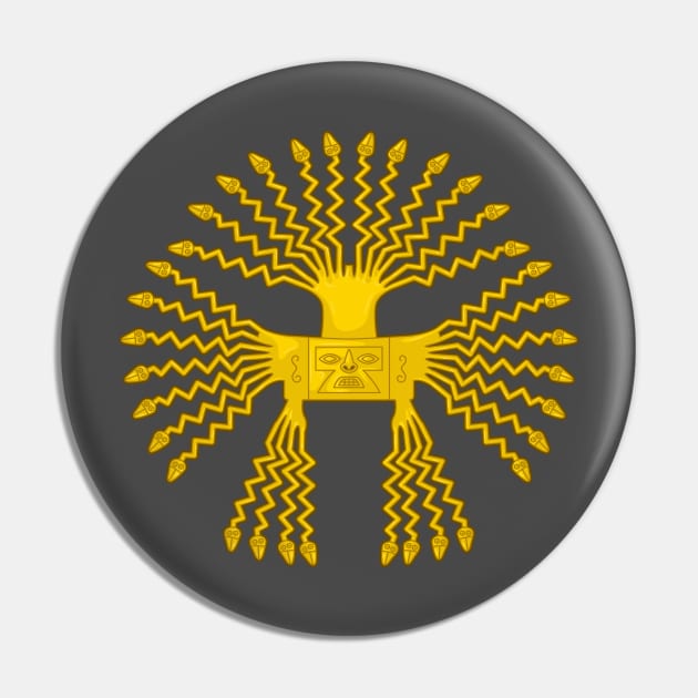 Peruvian Incaic sun god representation Pin by Drumsartco