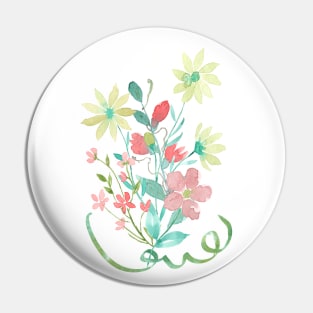 Wildflower Bouquet of Love Pin