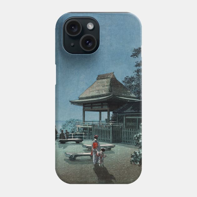 Autumn Moon at Ishiyama Temple by Tsuchiya Koitsu Phone Case by Takeda_Art