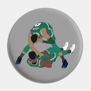 Jaylen Brown And Jayson Tatum Celebration Pin