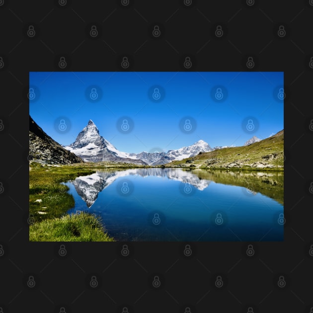 Matterhorn mirroring Swiss Alps / Swiss Artwork Photography by RaphaelWolf