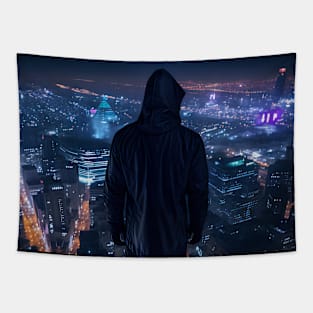 Metropolis Nightwatchman: Guardian of Shadows Tapestry