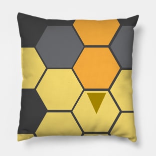 Beehive in Geometry Pillow