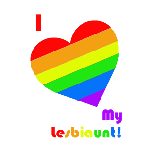 I HEART  my Lesbiaunt T-Shirt