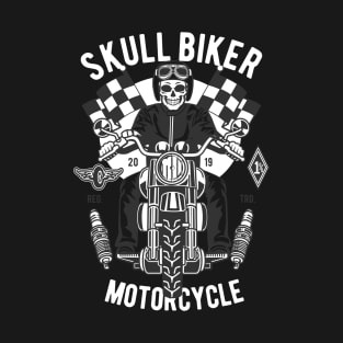 Skull Biker T-Shirt