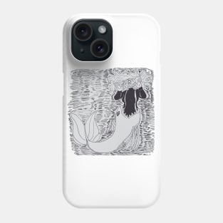 Creepy mermaid Phone Case