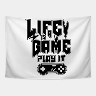 LIFE IS A GAME Tapestry