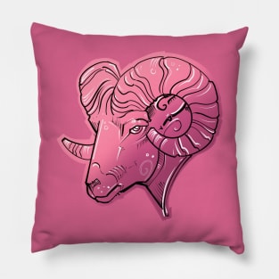 Pink aries design Pillow