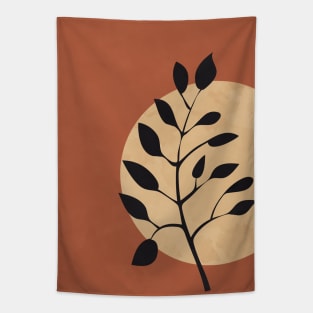 Simple Minimal Boho - Botanical Leaves 1 Tapestry