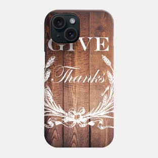 western country barnwood wheat bouquet wreath Thanksgiving Phone Case