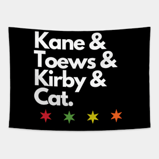 Kane & Toews & Kirby & Cat Tapestry