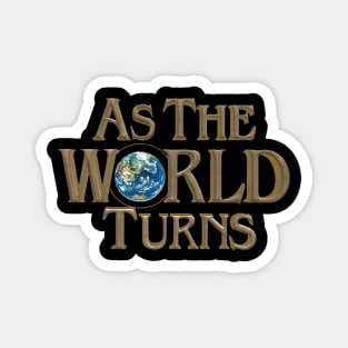 As The World Turns mid-90s Retro Logo Magnet