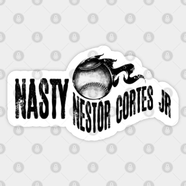 Nasty Nestor Cortes Yankees Mustache Sticker for Sale by