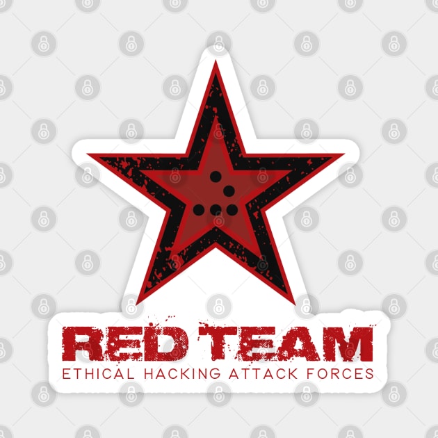 RED TEAM Magnet by y34r_z3r0_0