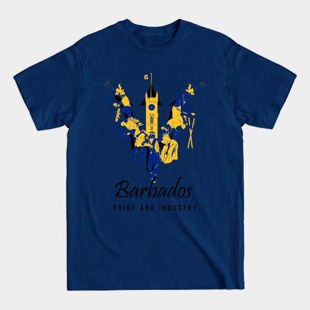 Disover Pride and Industry - Barbados - T-Shirt