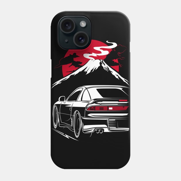 Mitsubishi 3000GT VR-4 Fuji, Dodge Stealth R/T, GTO MR Phone Case by JDM Boyz