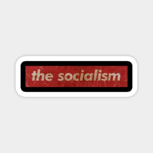 the socialism - SIMPLE RED VINTAGE Magnet