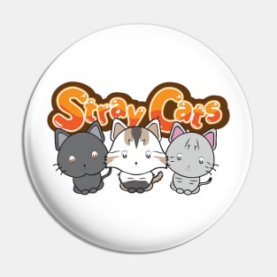 Cute Stray Cats Pin