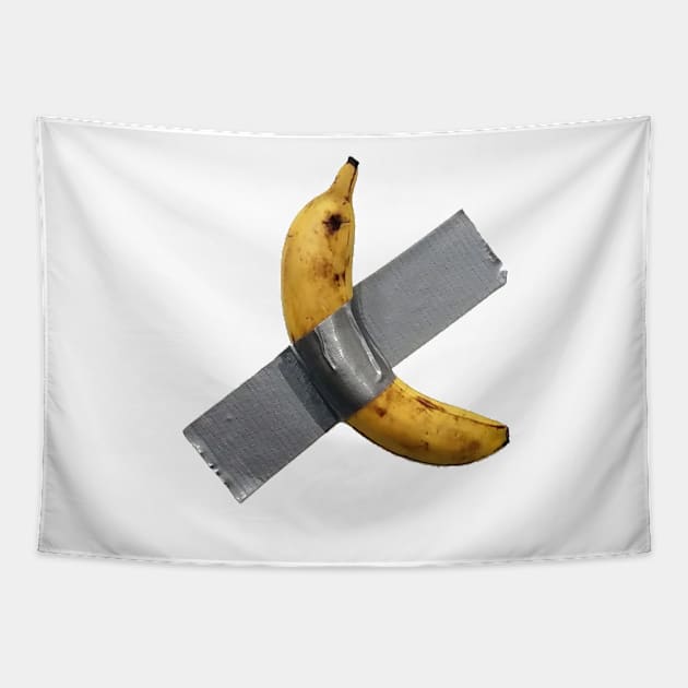 Banana taped Tapestry by ghjura