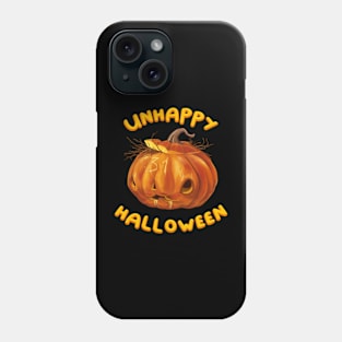 Unhappy Halloween Dead Pumpkin Phone Case