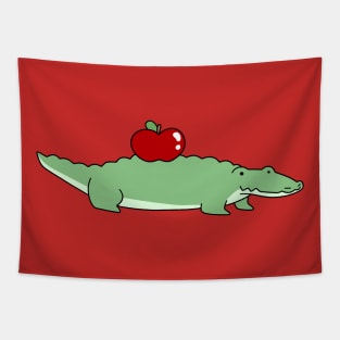 Apple Crocodile Tapestry