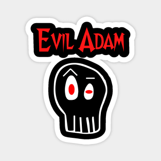 Evil Adam Skull Magnet