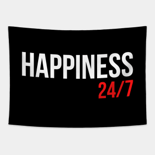 happiness 24/7 Tapestry