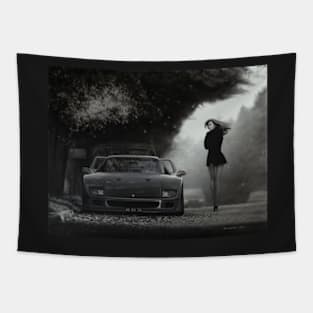 Miss Ferrari. F40 Tapestry