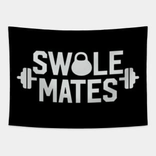 Swole Mates Workout Tapestry