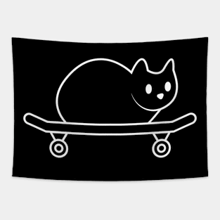 skater cat Tapestry