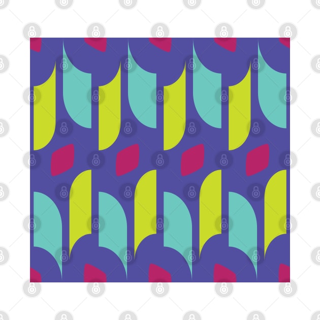 Abstract shapes pattern 02 by kallyfactory