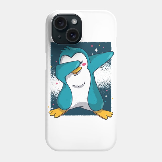 Pinguin Dab Phone Case by LR_Collections