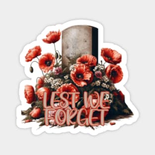 Remembrance Day: Lest We Forget Magnet