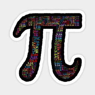 pi day colors Magnet