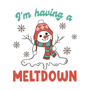 Snowman Having a Meltdown T-Shirt