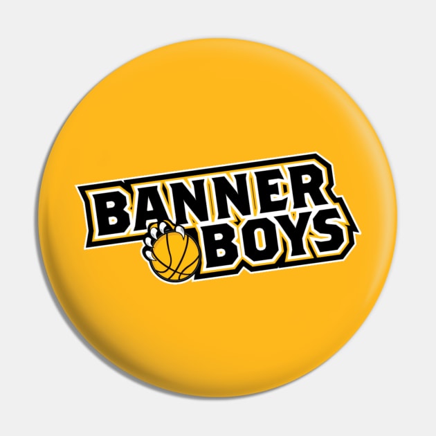 Banner Boys Wordmark Logo Pin by PantherU