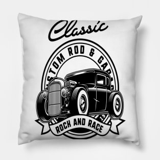 Classic Custom Rod Garage Pillow