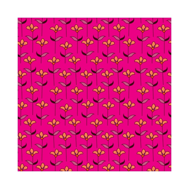 Pink Floral Pattern by FloralPatterns