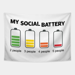 My Social Battery Tapestry