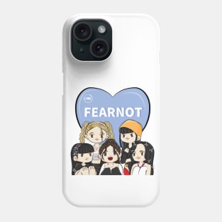 CHIBI le sserafim showing her love for fearnot Phone Case