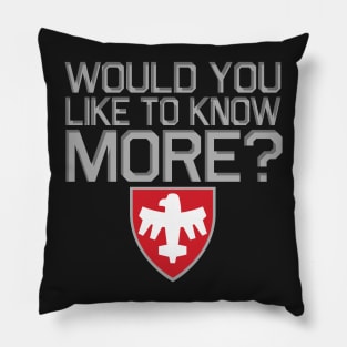 Starship Troopers Would You Like to Know Pillow