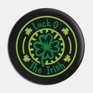 Luck O the Irish Pin