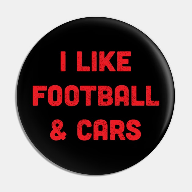 Football & Cars Pin by Commykaze