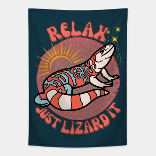 Relax, Just Lizard It - Funny Zen Tapestry