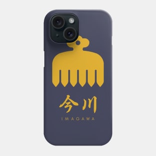 Imagawa Clan kamon with text Phone Case